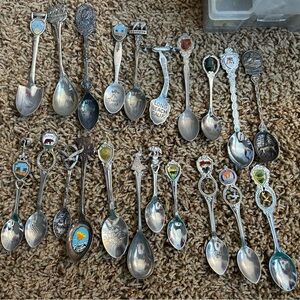 Vintage Old Souvenir Spoon Collection ALL CALIFORNIA 1969-2010